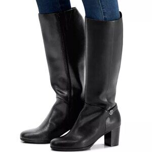 Adonnys Memory Foam Knee High Dress Boots